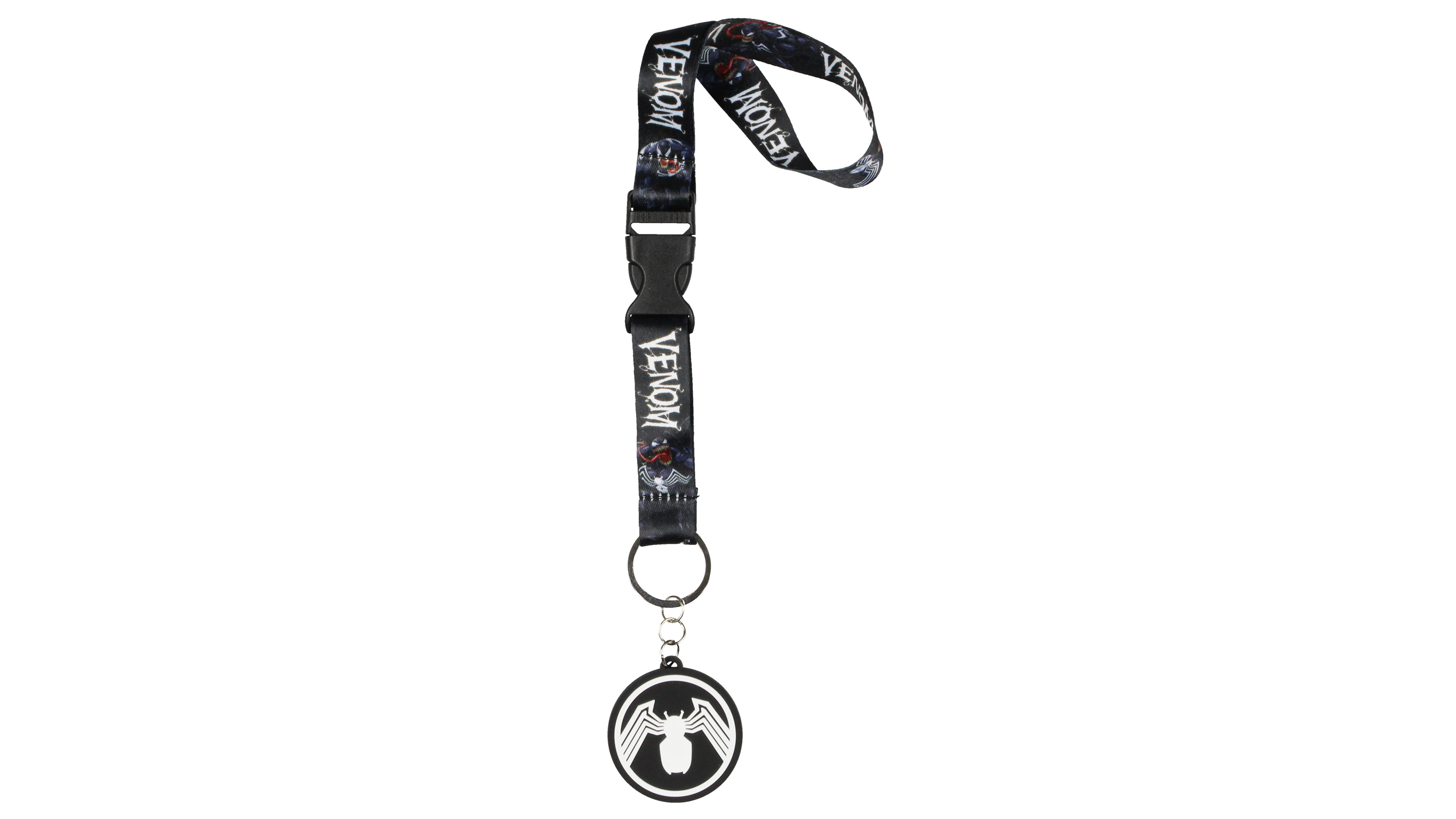 Amazon.com: Marvel Venom Wrist Strap Lanyard for Keys with 2